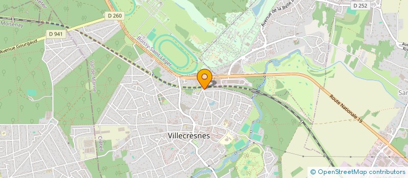 localisation de l'entreprise MADAME IULIIA ORISHICH  VILLECRESNES