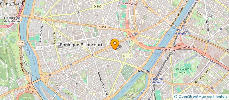 localisation de l'entreprise MADAME IULIIA TERENTEVA à BOULOGNE BILLANCOURT