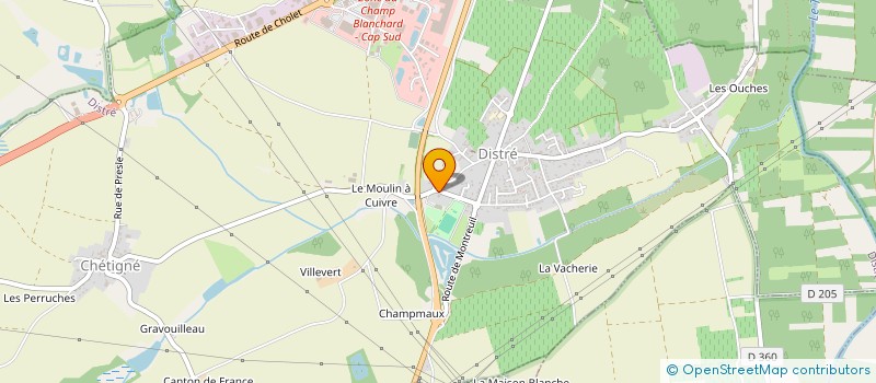 localisation de l'entreprise MADAME IVANA ANDOUARD  DISTRE