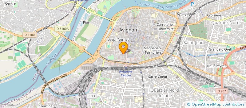 localisation de l'entreprise MADAME IVANA BUSTOS  AVIGNON