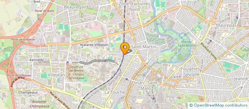 localisation de l'entreprise MADAME IVANA CEKO  RENNES