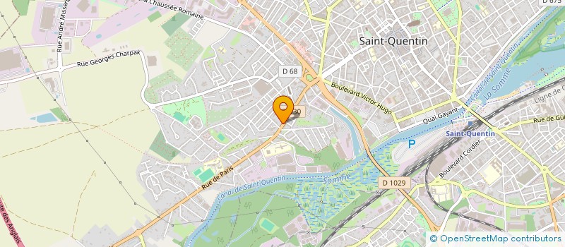 localisation de l'entreprise MADAME IVANA DEMBINAKOVA à SAINT-QUENTIN