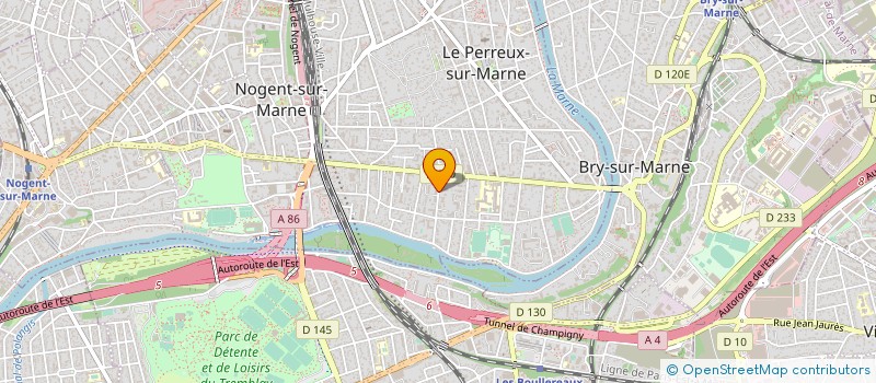 localisation de l'entreprise MADAME IVANA DOBREVSKA à LE PERREUX-SUR-MARNE