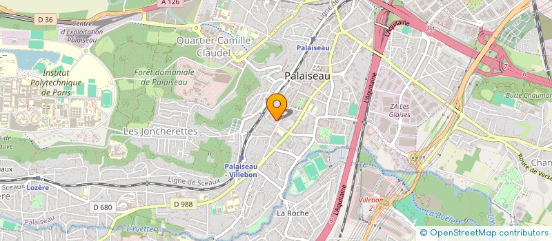 localisation de l'entreprise MADAME IVANA DONIC  PALAISEAU