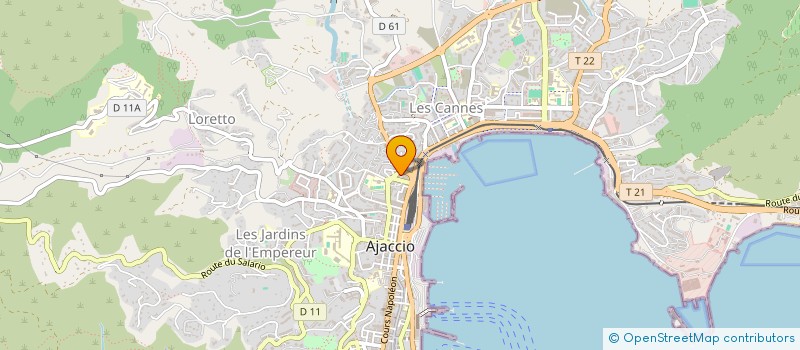 localisation de l'entreprise MADAME IVANA ILICIC à AJACCIO