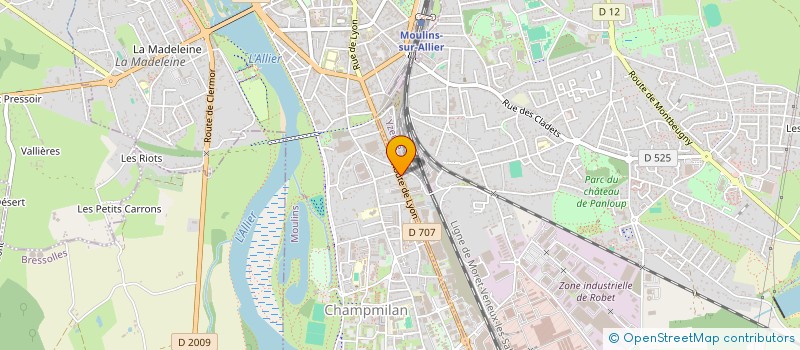 localisation de l'entreprise MADAME IVANA KITIN  YZEURE