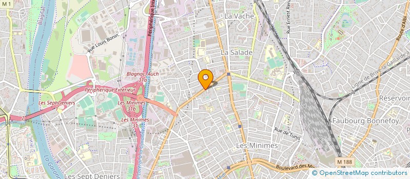 localisation de l'entreprise MADAME IVANA MAZZARINO à TOULOUSE
