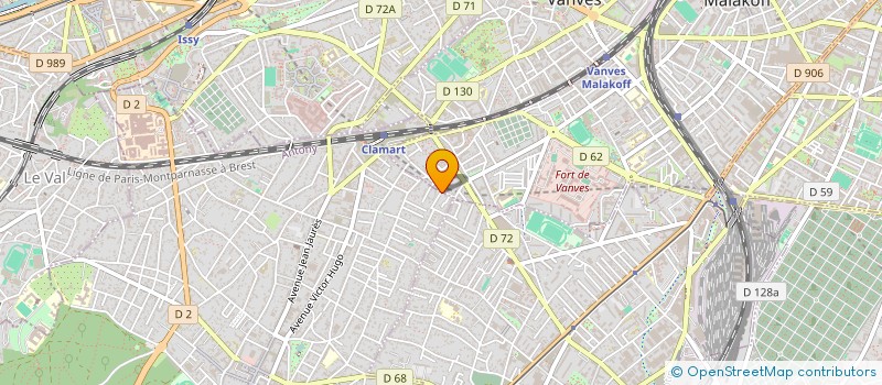 localisation de l'entreprise MADAME IVANA MELONE à CLAMART