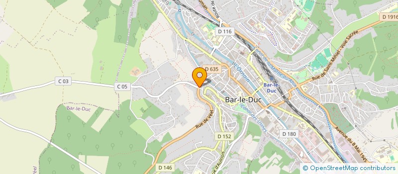 localisation de l'entreprise MADAME IVANA MINAFRA à BAR-LE-DUC
