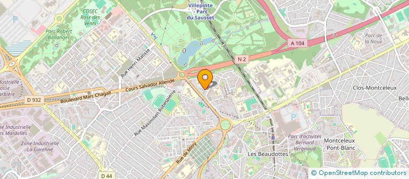 localisation de l'entreprise MADAME IVANA RADOVIC à AULNAY-SOUS-BOIS