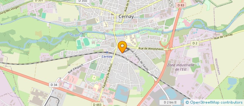 localisation de l'entreprise MADAME IVANA TERZIC à CERNAY