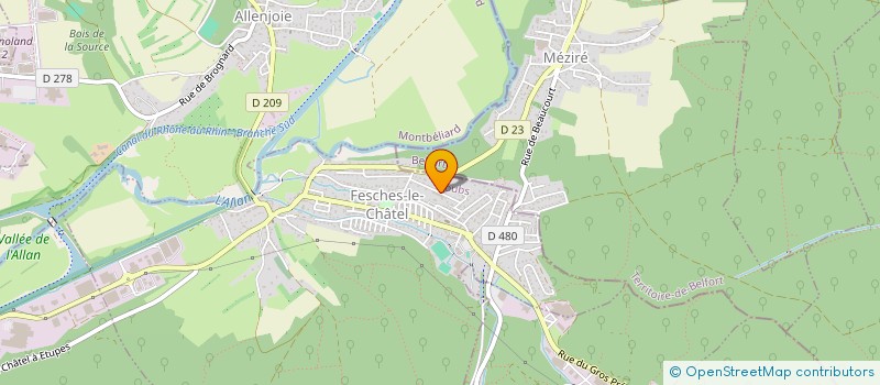 localisation de l'entreprise MADAME IVANA ZUTANJSKI  FESCHES-LE-CHATEL