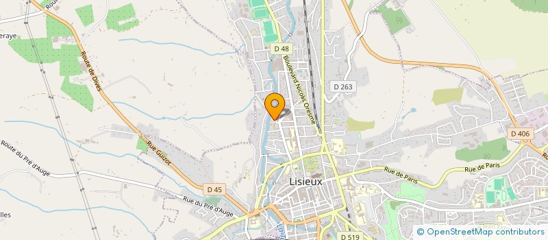 localisation de l'entreprise MADAME IVANAH ORTOLE  LISIEUX