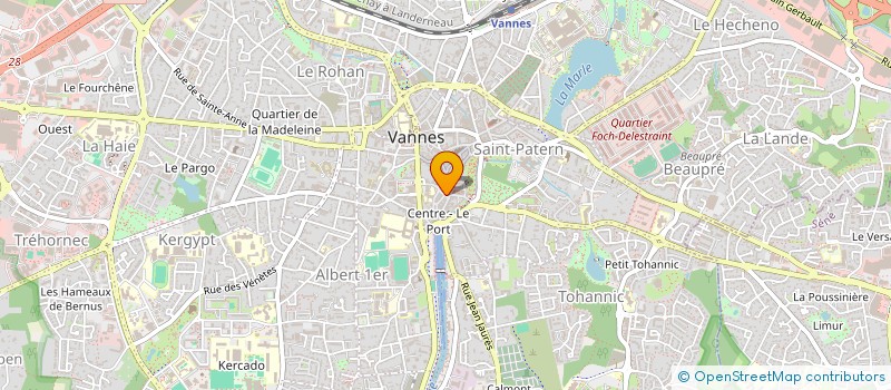 localisation de l'entreprise MADAME IVANE GOURRIER à VANNES