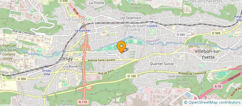 localisation de l'entreprise MADAME IVANE PAYEN  ORSAY