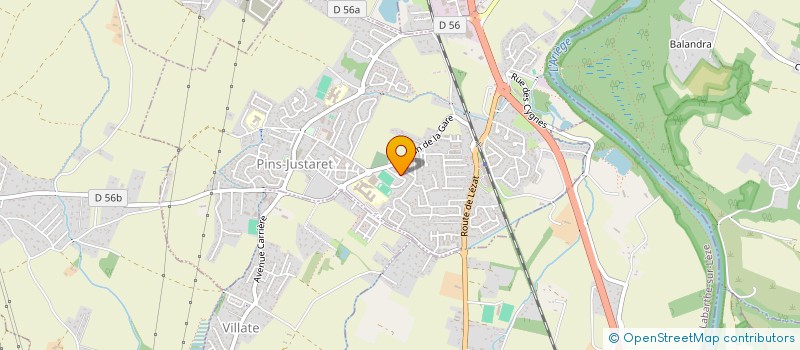 localisation de l'entreprise MADAME IVANE THOMAS  PINS-JUSTARET