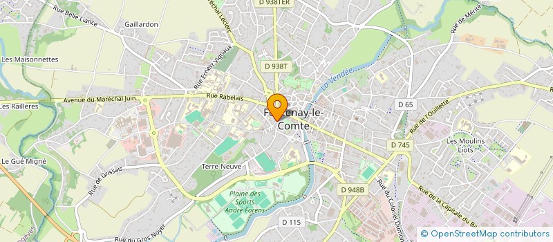 localisation de l'entreprise MADAME IVANNA HOHOL  FONTENAY-LE-COMTE