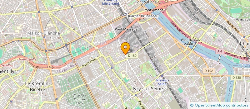 localisation de l'entreprise MADAME IVANNA MYKHALETSKA  IVRY-SUR-SEINE