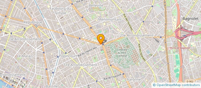 localisation de l'entreprise MADAME IVETA BRADACOVA  PARIS