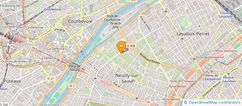 localisation de l'entreprise MADAME IVETA CELMINA à NEUILLY-SUR-SEINE