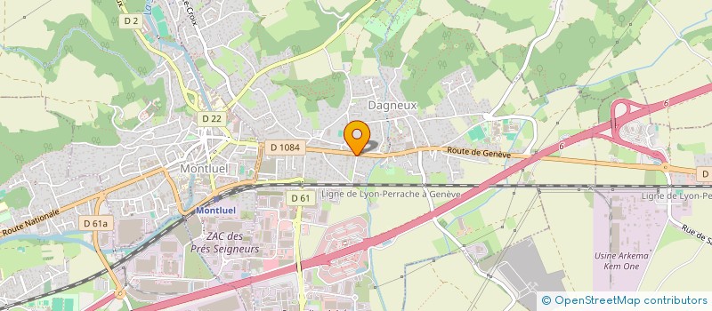 localisation de l'entreprise MADAME IVETA HURAJOVA à DAGNEUX