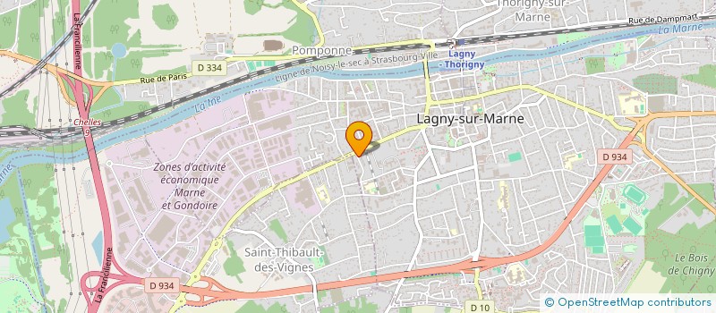 localisation de l'entreprise MADAME IVETE CORREIA GOMES  LAGNY-SUR-MARNE