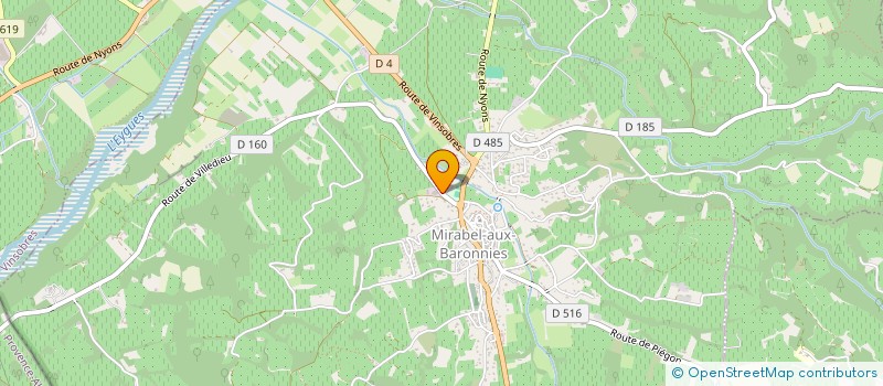 localisation de l'entreprise MADAME IVETTE BLANCHET  MIRABEL-AUX-BARONNIES