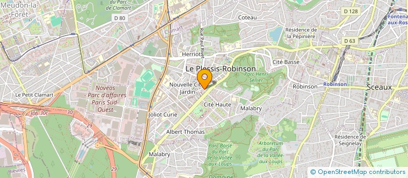 localisation de l'entreprise MADAME IVETTE RUIZ OVANDO  LE PLESSIS-ROBINSON