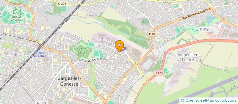 localisation de l'entreprise MADAME IVON RODRIGUEZ FUENTES  GARGES-LES-GONESSE