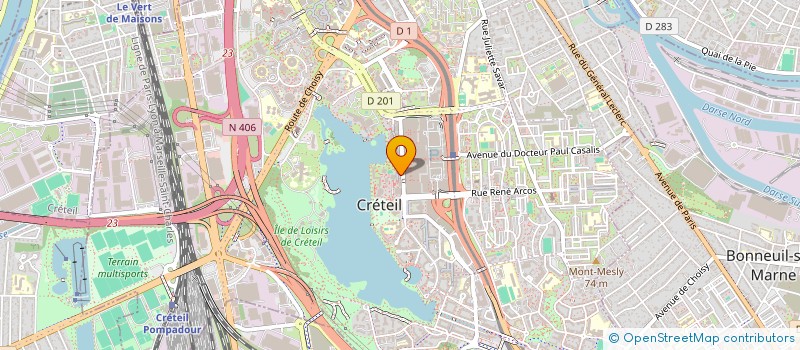 localisation de l'entreprise MADAME IVONA FOLTINOVA  CRETEIL