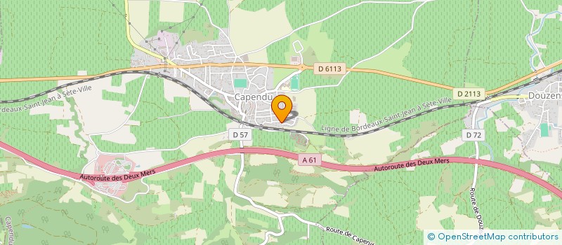 localisation de l'entreprise MADAME IVONE CASTELA LUIS  CAPENDU