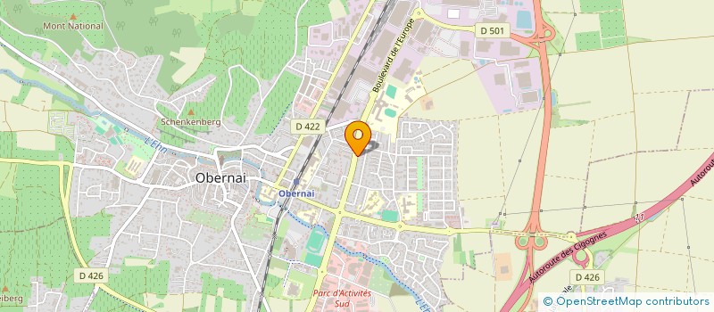 localisation de l'entreprise MADAME IVONE LOPEZ LARA  OBERNAI