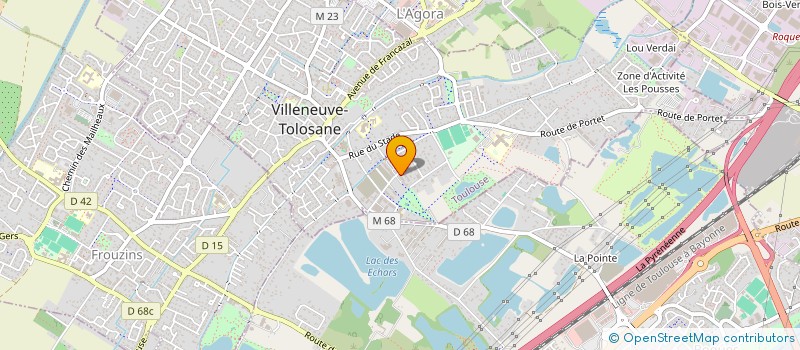 localisation de l'entreprise MADAME IVONE NOVAIS TEIXEIRA à VILLENEUVE-TOLOSANE