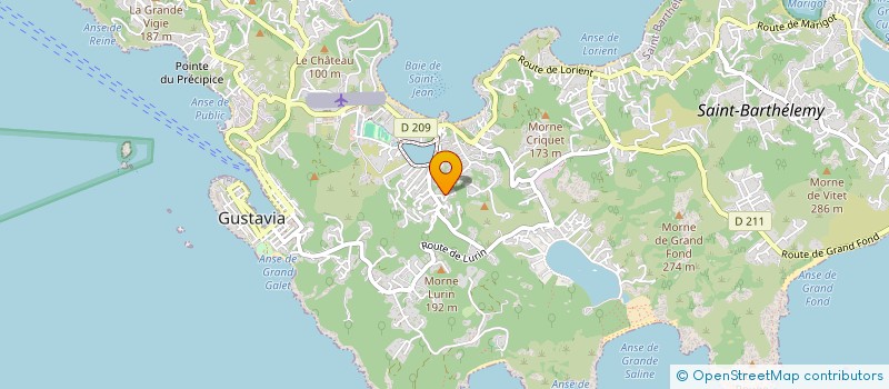 localisation de l'entreprise MADAME IVONNE FLORES OSPINO à SAINT-BARTHELEMY