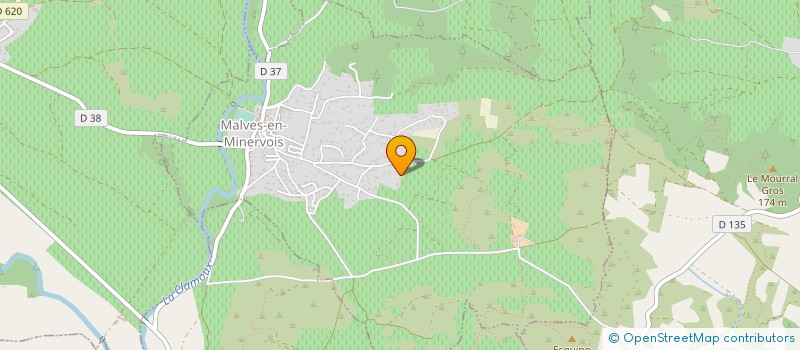 localisation de l'entreprise MADAME IWONA BRZEZINSKA  MALVES-EN-MINERVOIS