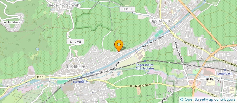 localisation de l'entreprise MADAME IWONA FIEDOSIUK  TURCKHEIM