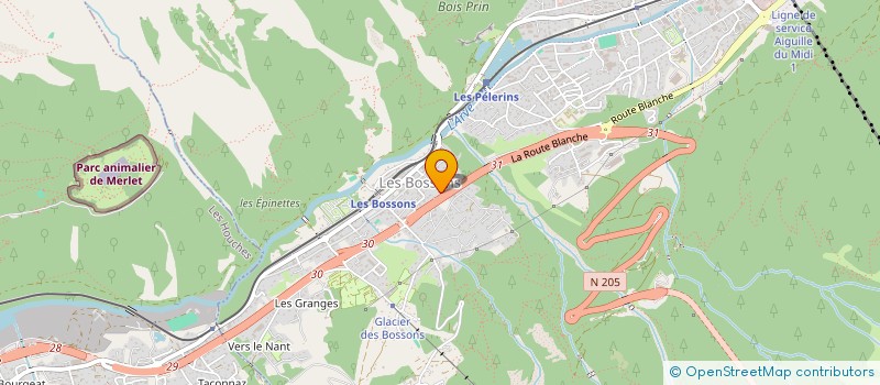 localisation de l'entreprise MADAME IWONA MALICKA  CHAMONIX-MONT-BLANC