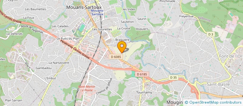 localisation de l'entreprise MADAME IWONA SZYMANSKA  MOUGINS