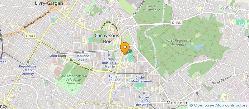 localisation de l'entreprise MADAME IYABO BUKOSA à CLICHY-SOUS-BOIS