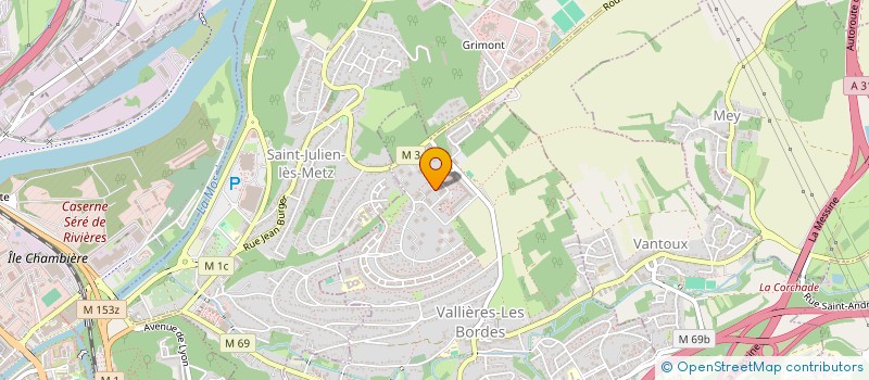 localisation de l'entreprise MADAME IZA MEGGAIZ  METZ