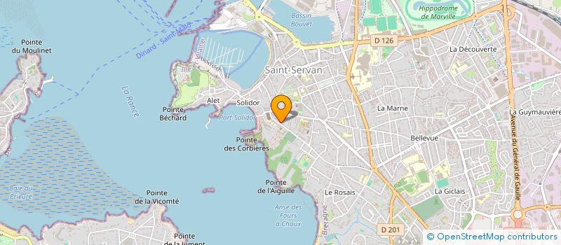 localisation de l'entreprise MADAME IZABEL SALAUN  SAINT-MALO