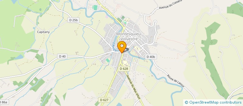 localisation de l'entreprise MADAME IZABEL TEIL  SAINT-CHRISTAUD