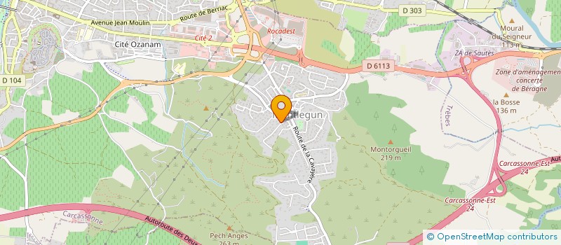 localisation de l'entreprise MADAME IZABELA FARKAS  CARCASSONNE