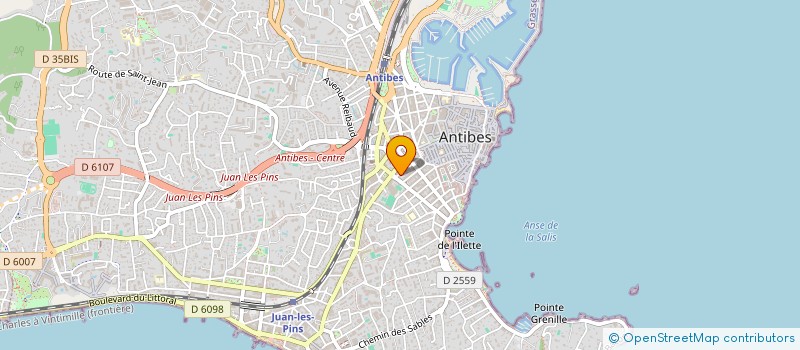 localisation de l'entreprise MADAME IZABELA GRAS  ANTIBES