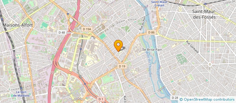 localisation de l'entreprise MADAME IZABELA OSRODKA  CRETEIL