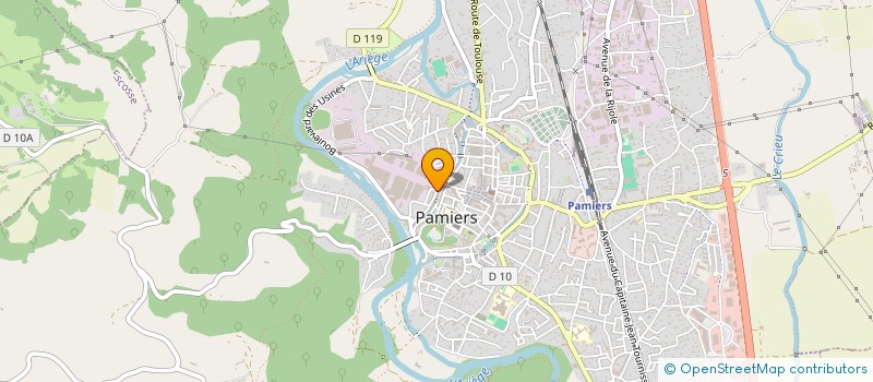 localisation de l'entreprise MADAME IZABELA RATAJCZAK à PAMIERS