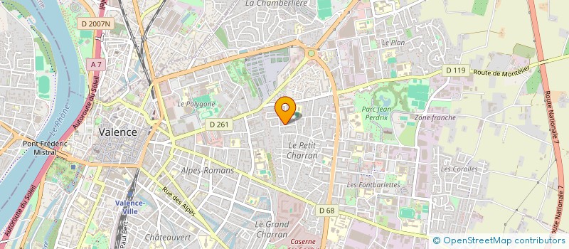 localisation de l'entreprise MADAME IZABELA TERESA PILAT à VALENCE