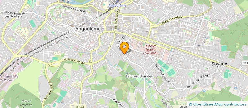 localisation de l'entreprise MADAME IZABELLA MATAIEVA à ANGOULEME