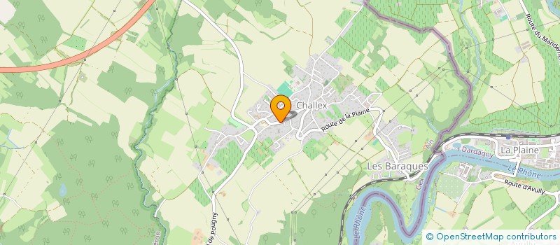 localisation de l'entreprise MADAME IZABELLA WICHROWSKA  CHALLEX