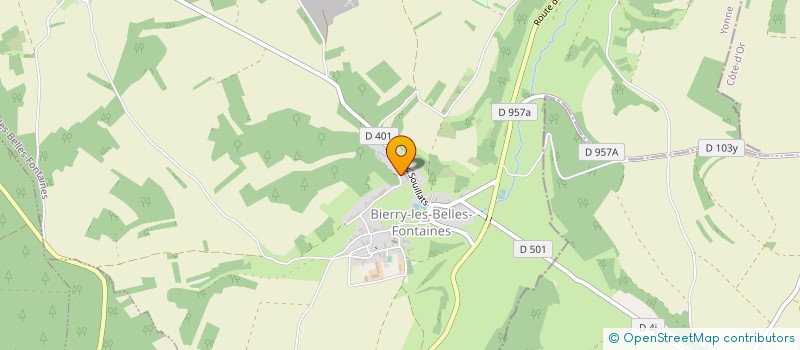 localisation de l'entreprise MADAME IZABELLA ZARZYCKA à BIERRY-LES-BELLES-FONTAINES